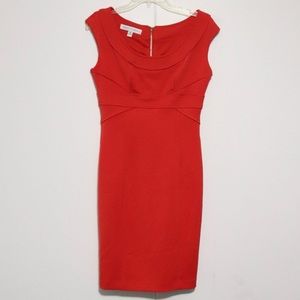 Classic red cocktail dress